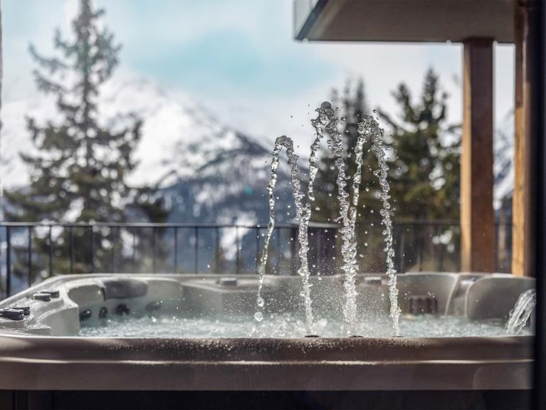 Appartement Résidence L'Orée du Bois met buiten-whirlpool