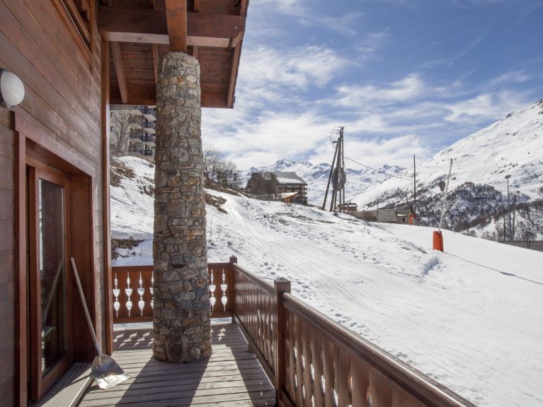 Chalet Le Hameau des Marmottes aan de piste