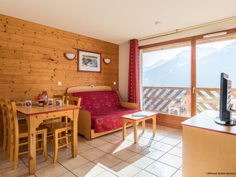 Chalet-appartement Les Flocons d'Argent met slaaphoek