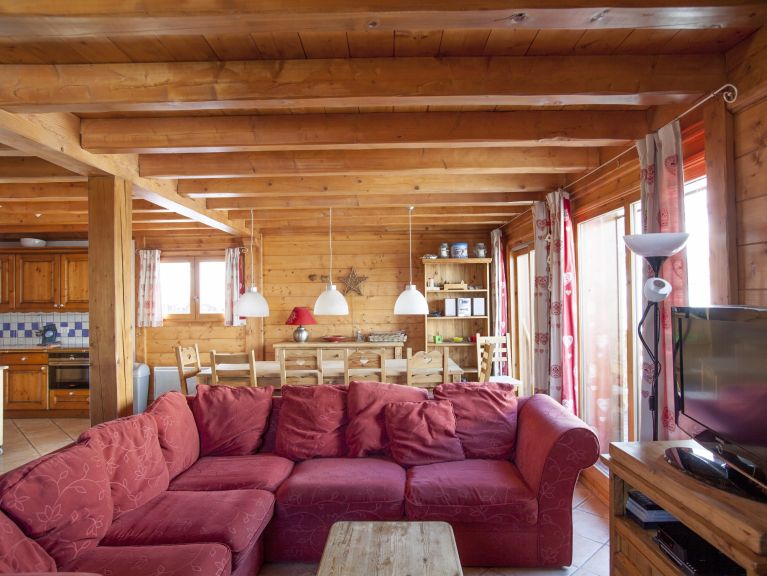 Chalet Le Hameau des Marmottes aan de piste
