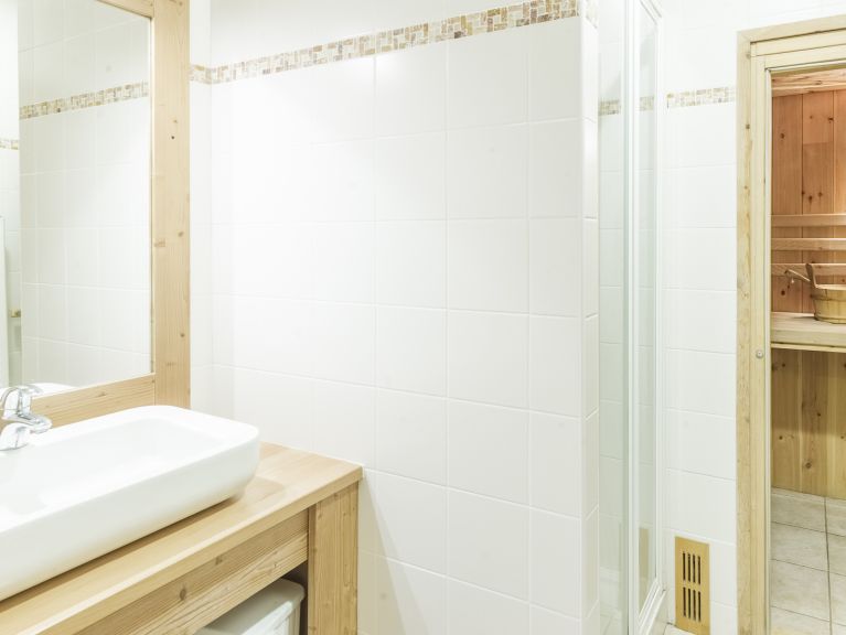 Chalet-appartement Dame Blanche met sauna