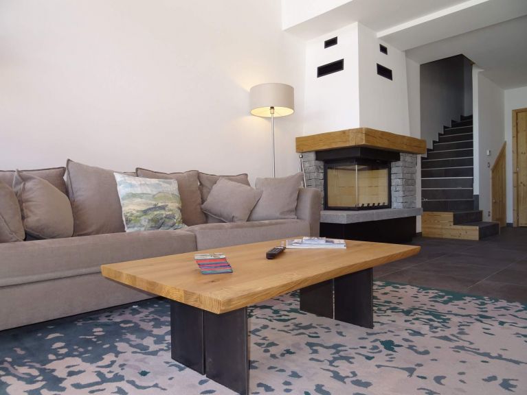 Chalet Caseblanche Bouc Blanc met open haard en sauna