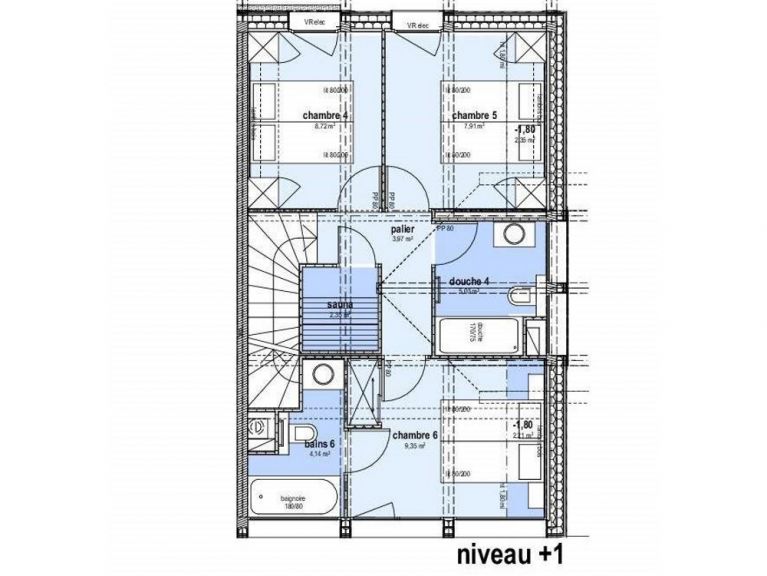 Chalet Caseblanche Bouc Blanc met open haard en sauna