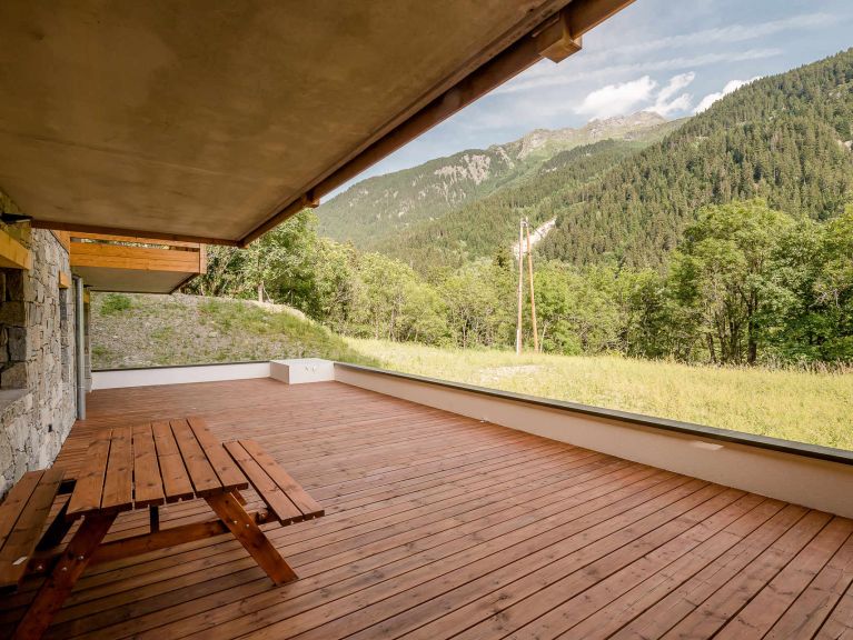 Appartement Residence Les Terrasses de la Vanoise Paradiski Terrasse