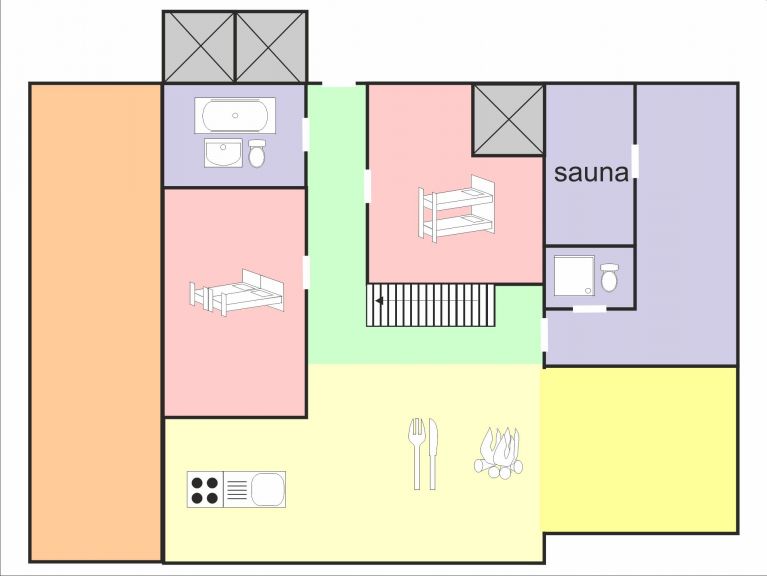 Chalet Alpina met privé-sauna