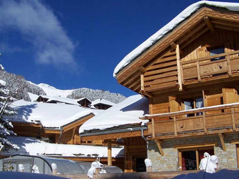 Chalet Le Renard Lodge met privé zwembad en sauna