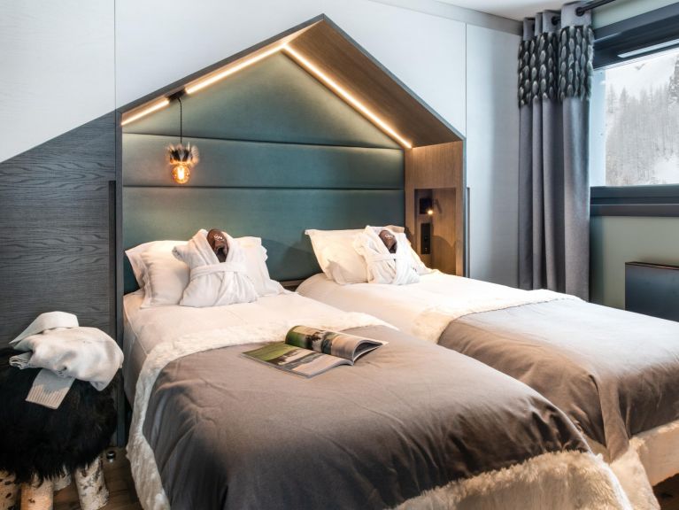 Chalet-appartement Résidence Izia met open haard of houtkachel