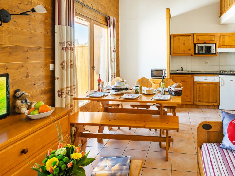 Chalet-appartement Résidence Les Fermes de Samoëns met slaaphoek