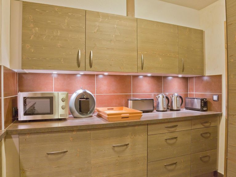 Chalet-appartement Les Balcons Platinium Val Thorens met privé-sauna