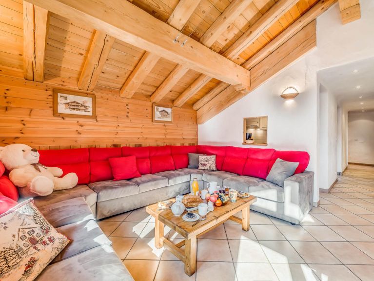 Chalet-appartement Gypaete combinatie - met buiten-whirlpool en sauna
