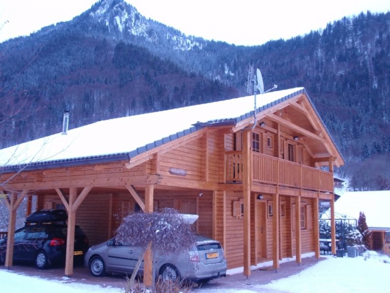 Chalet Le Passe-Temps met privé-sauna