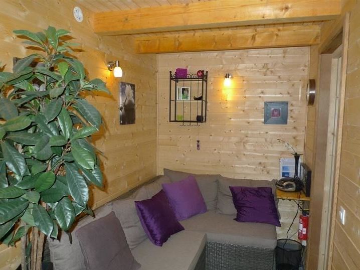 Chalet Le Passe-Temps met privé-sauna