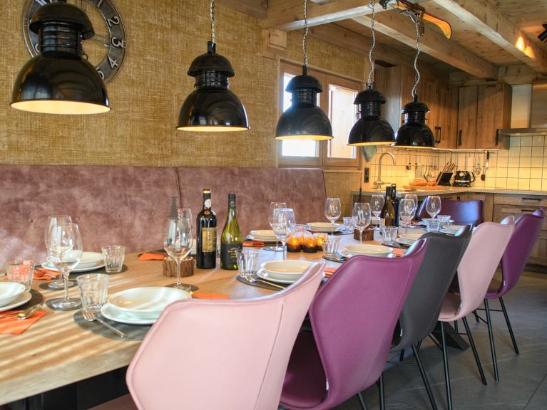 Chalet Le Hameau des Marmottes met familiekamer en sauna