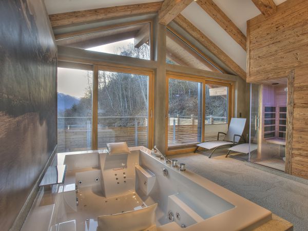 Chalet-appartement Alpenchalet am Wildkogel Smaragd met wellnessruimte