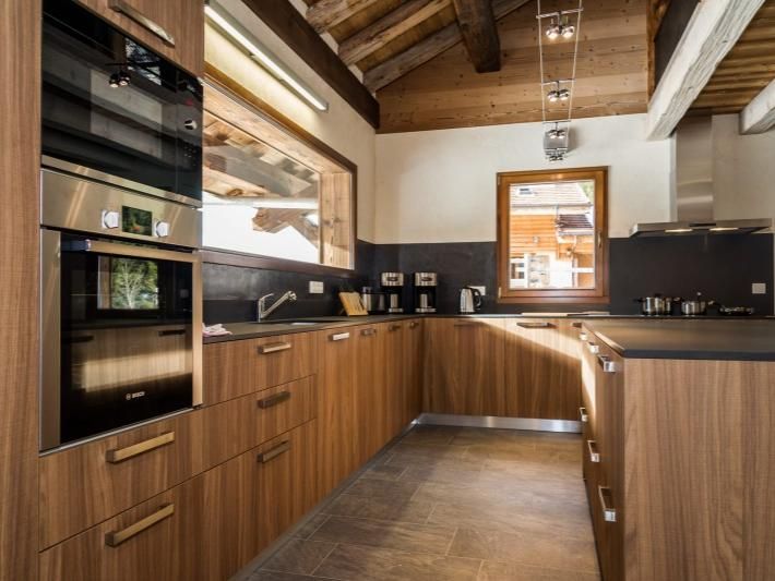 Chalet Les Bucherons met buiten-whirlpool