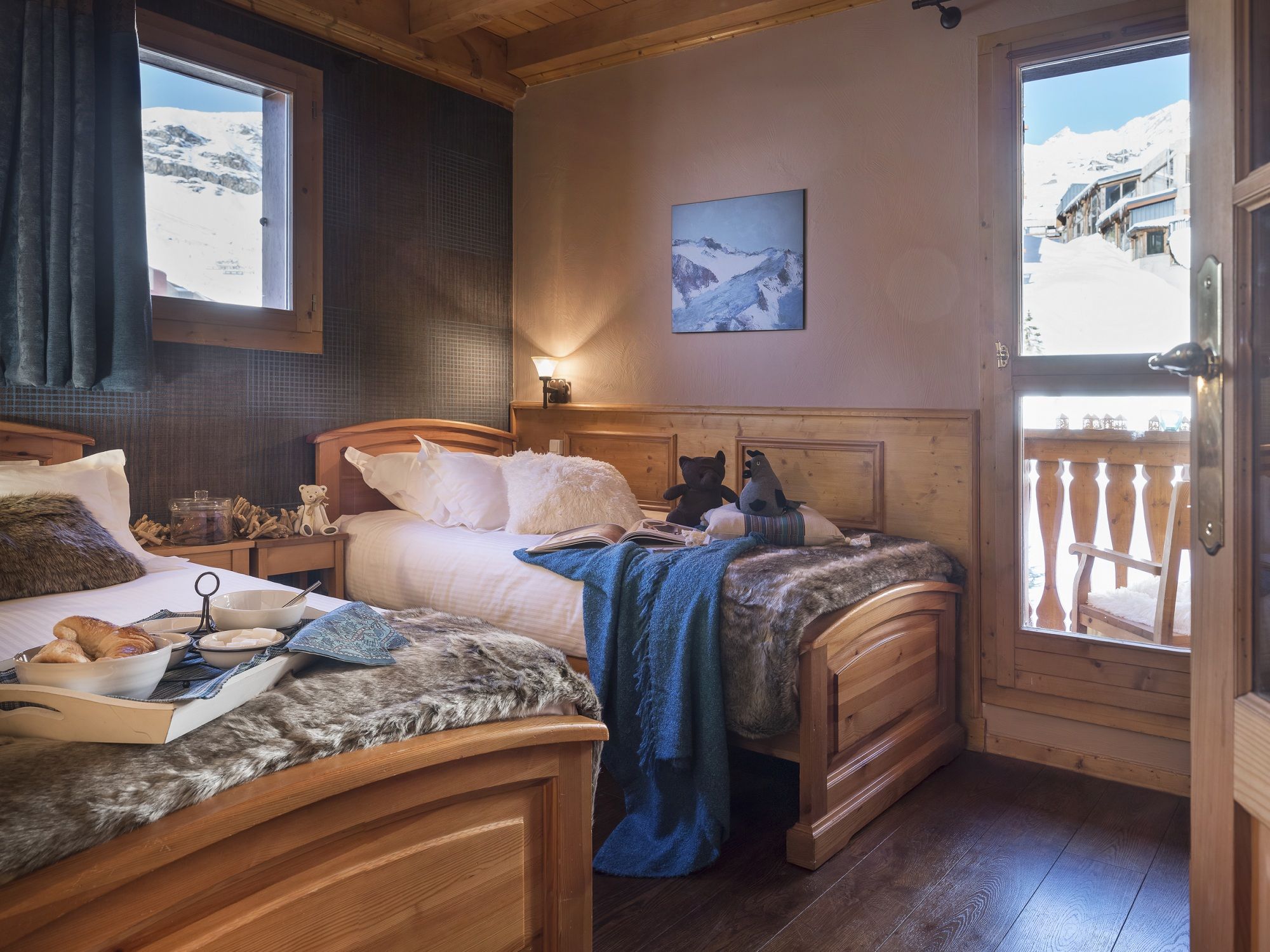 Chalet-appartement Montagnettes Lombarde met sauna - 8 personen