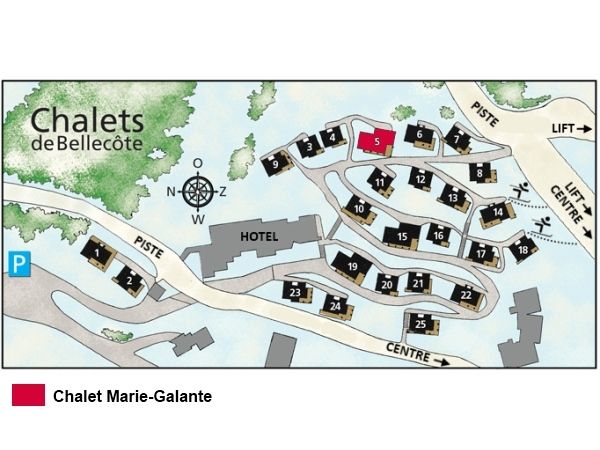 Chalet de Bellecôte Marie-Galante - 14-16 personen