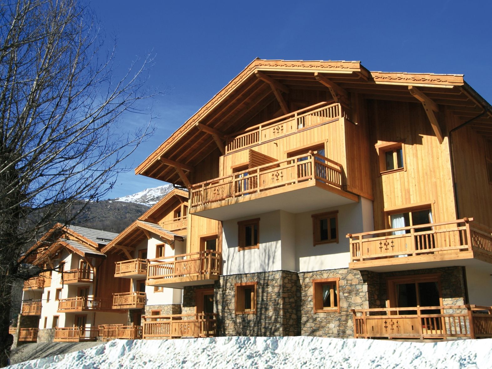 Chalet-appartement Le Hameau de Rocher Blanc met slaaphoek - 4-6 personen