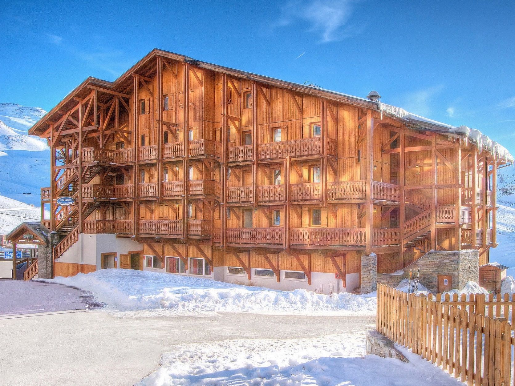 Chalet-appartement Le Val Chavière met sauna - 10-12 personen Chalet-appartement Le Val Chavière met sauna - 10-12 personen