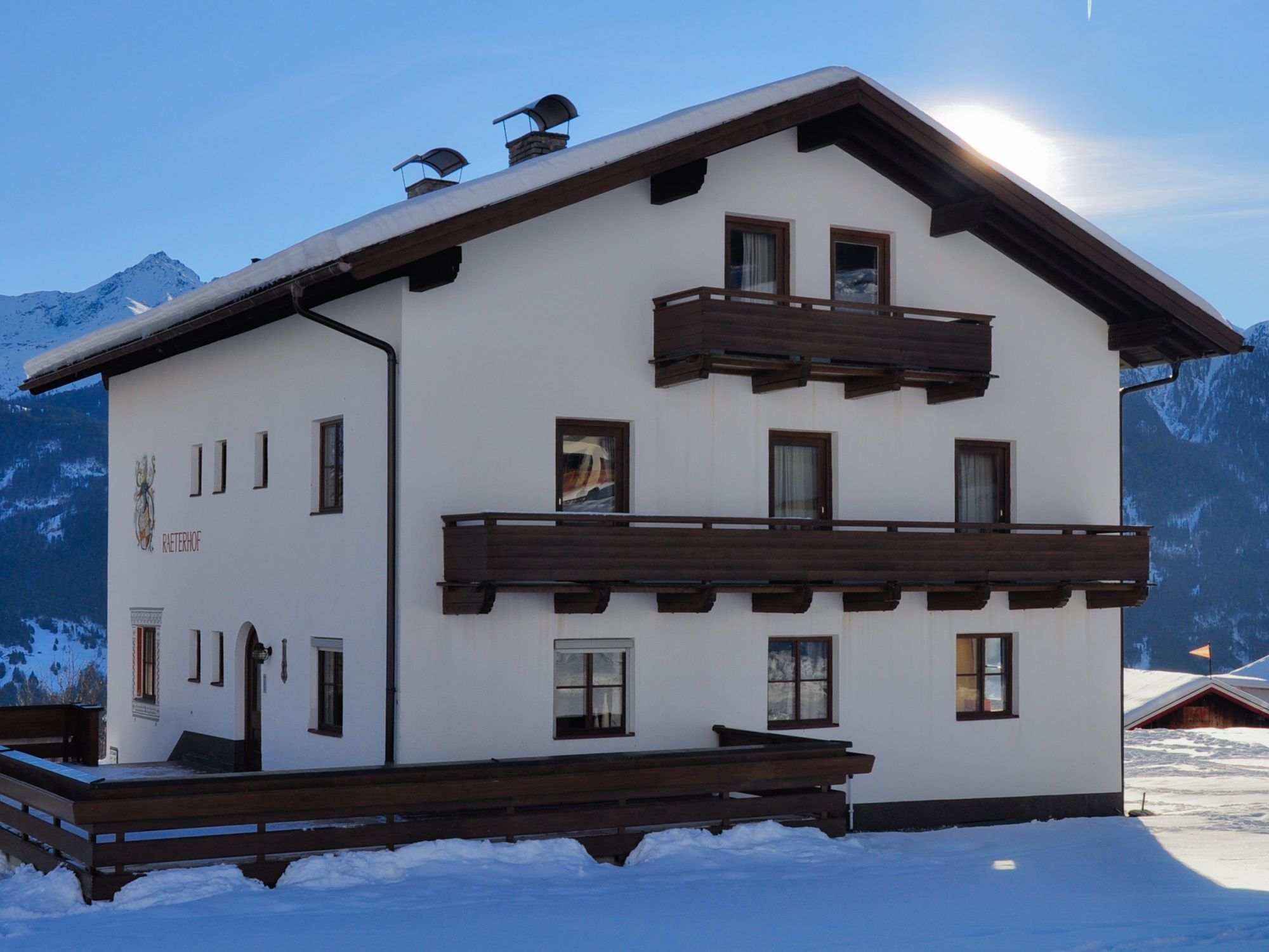 Chalet Fiss - Vakantiehuis Raterhof met catering en skipas