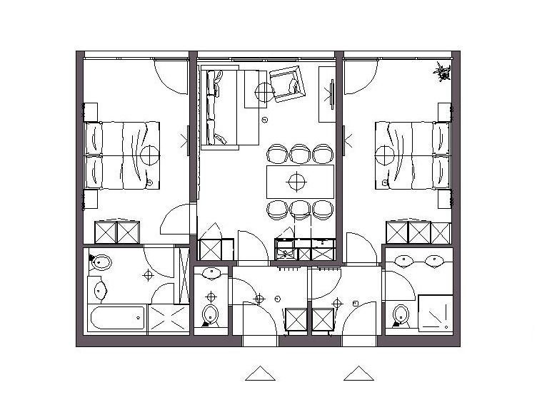 Appartement Central classic - 4-6 personen