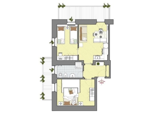 Appartement Regina - 4 personen